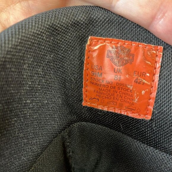 Men's 9.5M Harley Davidson Harness Motorcycle Boots Biker Outdoors Protection - Picture 3 of 10